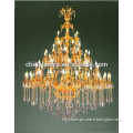 American UL new product gold crystal chandelier pendant lamp for mansion